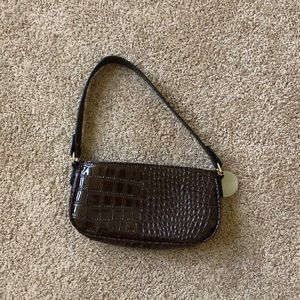 NWT brown croc baby bag